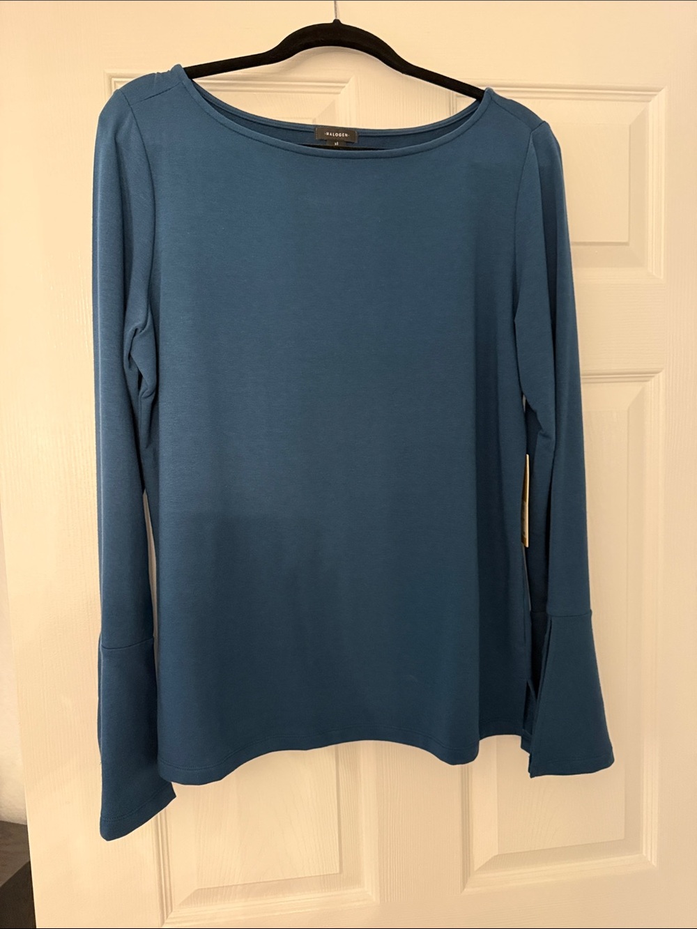 Halogen Long Sleeve Boatneck Top